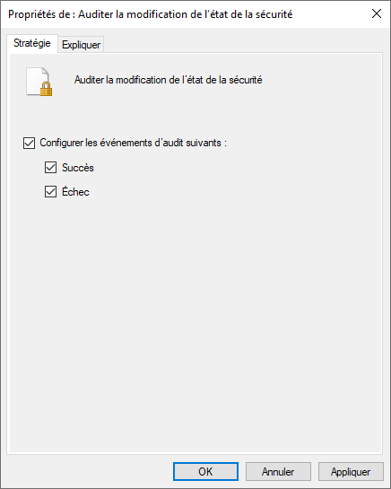 MMCGPO NEWOBJECT O WINDOWS AUDIT AVANCEE SYSTEME MODIFICATION ETAT SECURITE SETTINGS.png