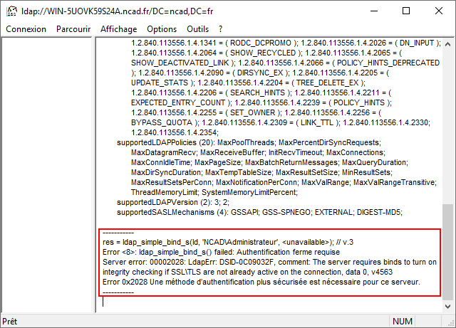 LDPCONSOLE LIAISON SIMPLE ADMIN FAILED 389.png