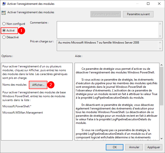 MMCGPO NEWOBJECT O WINDOWS PWSHAUDIT ENREGISTREMENT MODULES SETTINGS.png