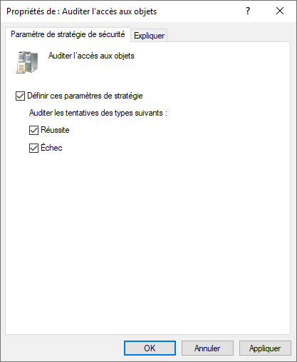 MMCGPO NEWOBJECT O WINDOWS AUDIT STRATEGIE DAUDIT ACCES OBJETS SETTINGS.png