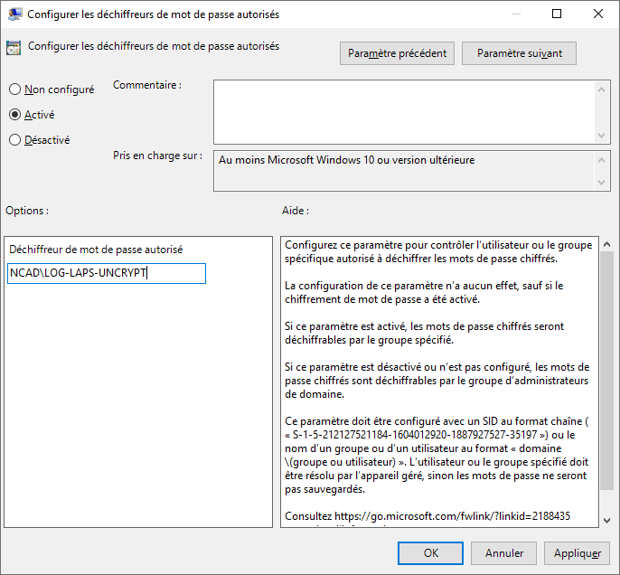 MMCGPO NEWOBJECT O WINDOWS LAPS ALLOW UNCRYPT PASSWORD.png