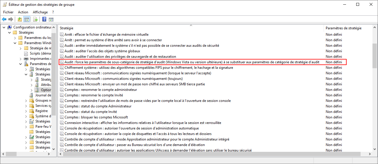 MMCGPO NEWOBJECT O WINDOWS AUDIT OPTIONS DE SECURITE EDIT.png