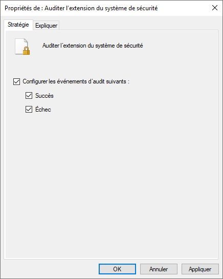 MMCGPO NEWOBJECT O WINDOWS AUDIT AVANCEE SYSTEME EXTENSION SYSTEME SECURITE SETTINGS.png