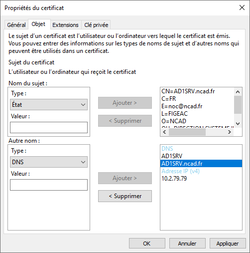 ADCS INSCRIPTION CERTORD OBJET NAME CERTSRV.png