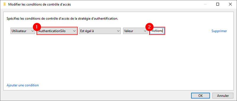Fichier:CAAD AUTHENTIFICATION POLICY FORCE-AUTH-KERBEROSARMORING AUTHENTIFICATION UTILISATEUR CONDITIONS ADD.png